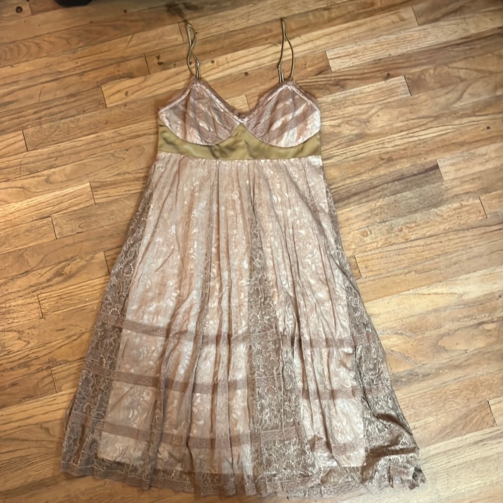 90’s Vintage Betsy Johnson Silk Lace Dress size 6